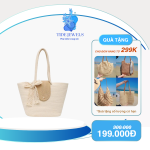 Túi vải day Túi đi biển sức chứa lớn Túi in hình nhân vật hoạt hình Túi Tote Mickey