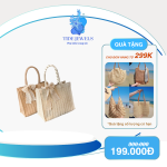 Túi vải đay Đi Biển Cỡ Lớn, Túi Cói Đeo Vai Đi Chơi Đi Du Lịch Thời Trang