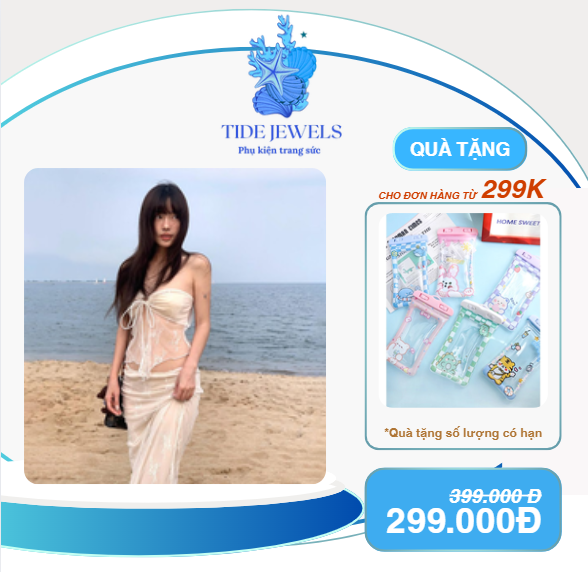 Bộ đồ bơi bikini ren ống cao cấp của Thái Lan váy dài ôm bó sát.